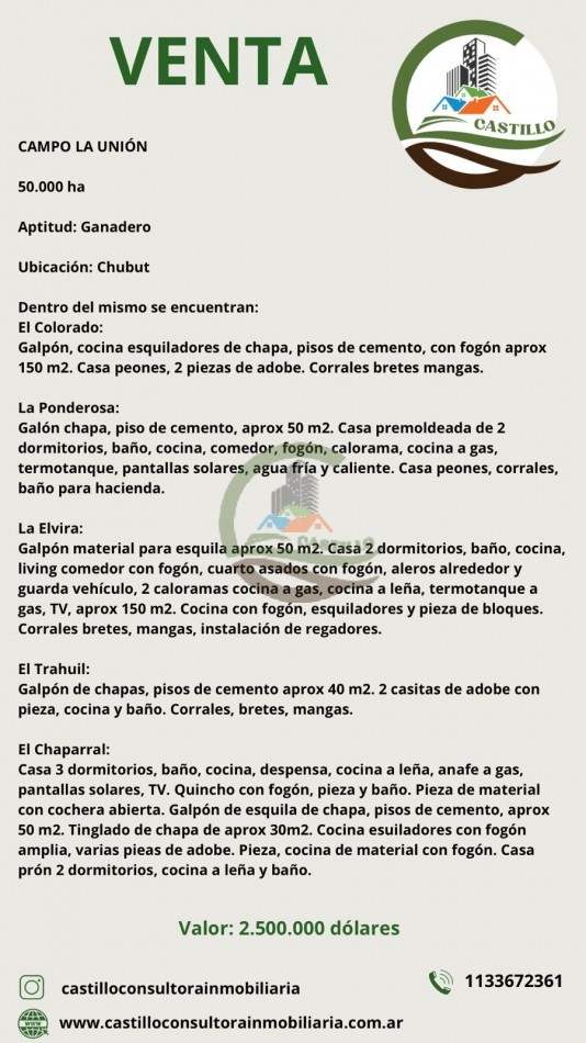 50000 ha Ganadero - Santa Cruz