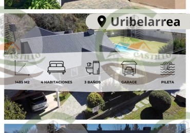 Casa 4 Habitaciones con pileta - Uribelarrea - Cañuelas