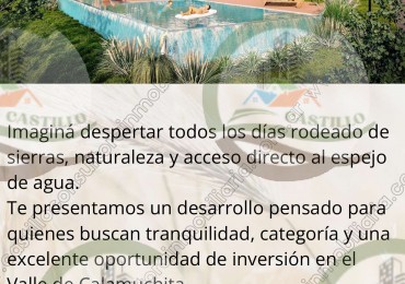 Condominio Lacustre - Avemonte - Villa del Dique - Cordoba